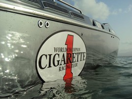 Offshore cigarette top gun 38 St-Barthélémy
