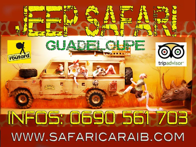 Jeep Safari Excursion Guadeloupe 4X4 Reservation Clic sur Image pour Reserver votre Excursion.
